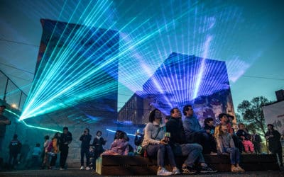 Laser Show Celebrates Immigrants’ Stories; Confronts Stigma