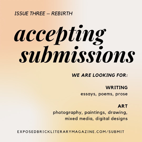 Opportunity – Submissions being accepted for Exposed Brick Vol.3