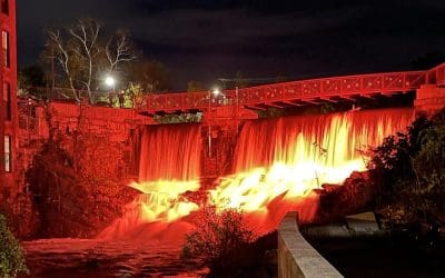 Light the Falls in Methuen with Mayor Perry